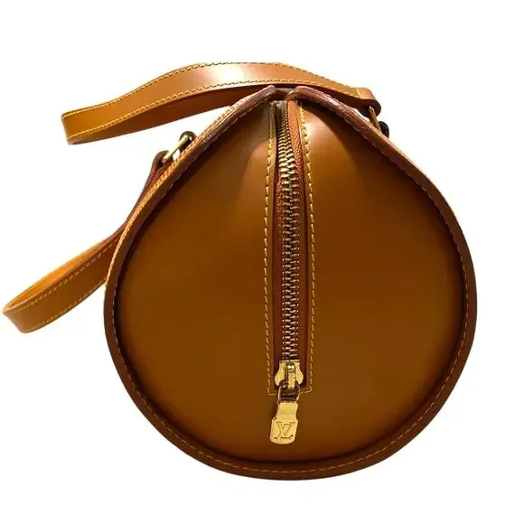 Louis Vuitton Epi Leather Soufflot Bag Cipango Golden Brown East West Vintage - Picture 6 of 16